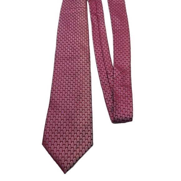 Tommy Bahama Pink Pineapple All Over Print Hand Sewn 100% Silk Men's Tie Necktie - Picture 4 of 8